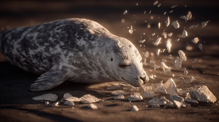 Seal in the Darkness: A Portrait of Isolation and Struggle in a Changing World