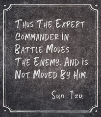 expert commander Sun Tzu quote