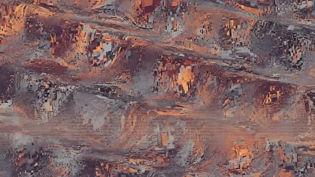 Cyber Security or Data Breach Concept Abstract Video Background