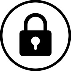 Cyber security network. Data protection. Digital padlock on internet technology networking with cloud computing and data. Cybersecurity icon