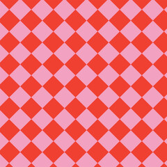 red and pink checkered pattern