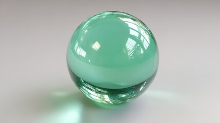 Encapsulated Lightning: A Crystal Orb Holding the Power of Electricity in a Glass Sphere