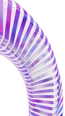 Contemporary 3D render of a glass spiral structure with luminous reflections and soft transitions of color. Ideal for design, tech, and visual art compositions.