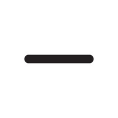 Solid black horizontal line graphic, minimalist design element