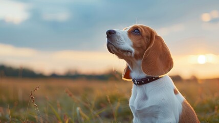 Close-up portrait of a Basset Hound puppy with a diamond collar.