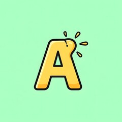 Playful Letter A Logo Design with a Unique Twist.