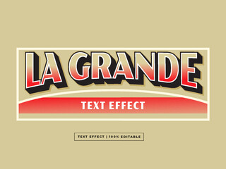 Vintage Diner Text Effect: Retro Signage, Bold Typography, and Red Gradient Style