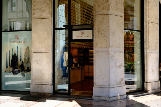 Milan,Italy-Sep.29th 2025: Castellani Milano store in Italy