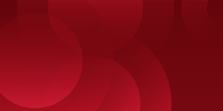 Abstract red circles gradient background. Modern circle dynamic shapes. Creative trend design