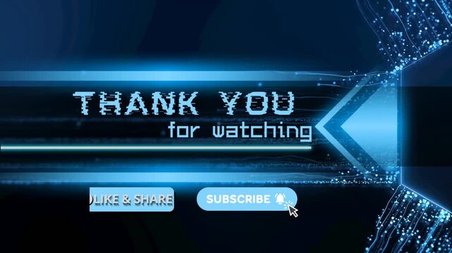 Outro youtube modern background