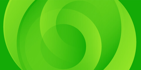 Abstract green circle background trendy. Fluid shapes composition. flow art good design