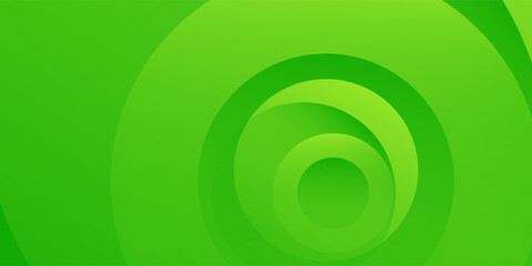 Abstract green circle background trendy. Fluid shapes composition. flow art good design backdrop