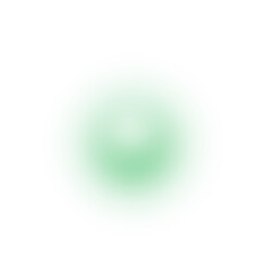 Green and Blue Gradient Circle