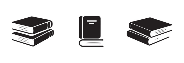 Book icon set, book icon collection for school and collage, education study reading learning language skill sign, vector illustration EPS 10.  © MdJahid