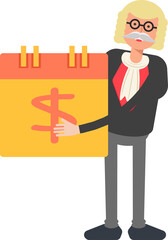 Judge Character and Payment Date Calendar
