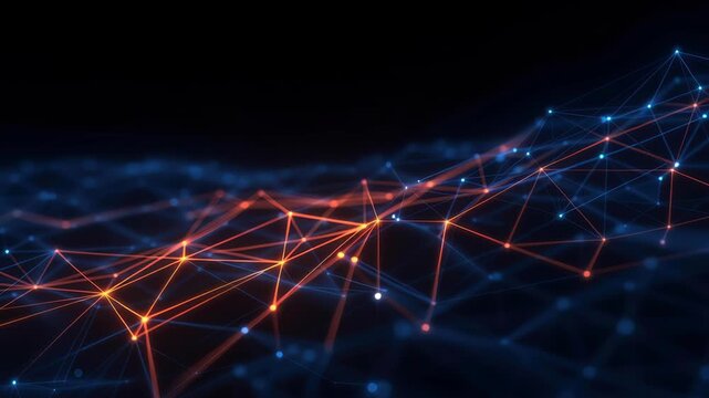 Digital technology video backgrounds featuring futuristic datum network evolution, scientific database links, and secure computing with worldwide