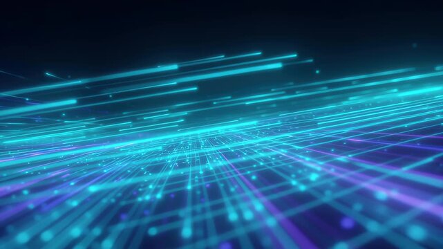 Digital technology video backgrounds featuring futuristic datum network evolution, scientific database links, and secure computing with program