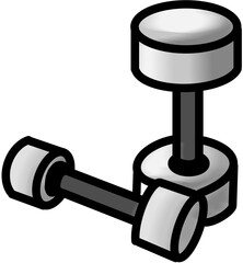 아령과 바벨을 활용한 근력운동과 웨이트트레이닝 장면, 헬스장에서의 중량 운동과 홈트레이닝 분위기, 건강과 체력 향상을 위한 피트니스 라이프스타일을 담은 웰니스 이미지