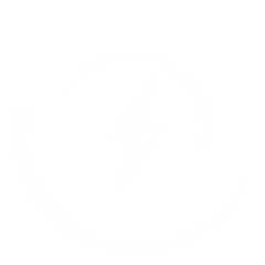 Vector wireless charging symbols set in luminous white with clean recharge icons, circular wave halos, and soft glowing bolt indicators ideal for smartphone battery UI and advanced tech interface grap