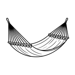 Hammock Vector Illustration
✔ Hammock Line Art Drawing
✔ Hammock Outline Vector