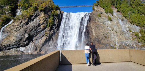 Chute Montmorency au Québec, Canada