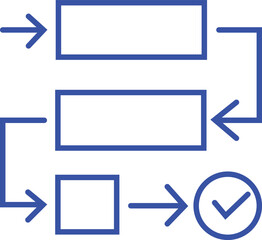 Flowchart Process Icon &ndash; Workflow Diagram Symbol for Steps & Automation