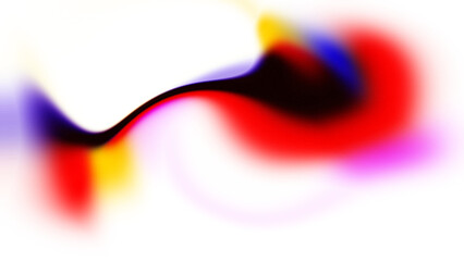Vibrant Abstract Swirl of Yellow Red Blue and Magenta Fluid Colors Keywords: abstract, background, gradient, fluid, motion, swirl, yellow, red