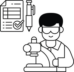 A man is writing on a piece of paper with a pen
