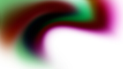 Vibrant Swirling Abstract Background with Magenta Green and Dark Tones gradient