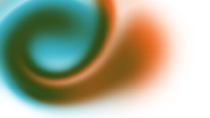 Swirling Teal and Orange Abstract Gradient Fluid Motion with Green Accents Keywords: abstract, background, gradient, fluid, motion, swirl, teal