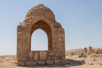 Ruins of tomb in Dara province in Mardin City