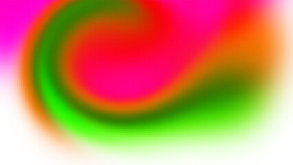Vibrant Neon Pink Green and Orange Swirling Gradient Abstract Background Keywords: abstract, background, gradient, swirl, vibrant, neon, pink