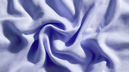 Purple fabric texture background with soft shadows and drapes