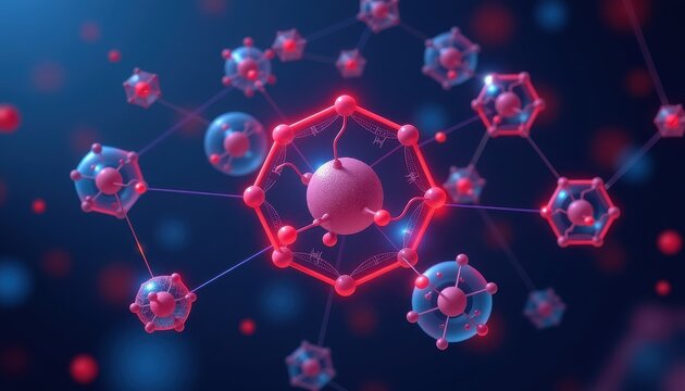 Molecular Complexity Labyrinthine Pattern Chemical Bonds and Interactions