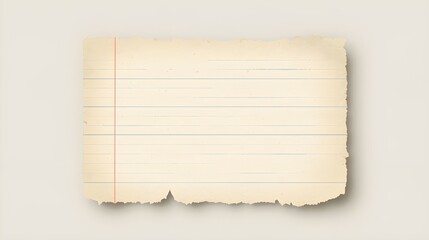 Torn notebook paper background with a vintage, old, and worn feel.