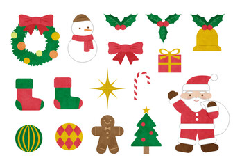 クリスマス　素材セット