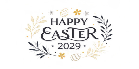 happy easter 2029