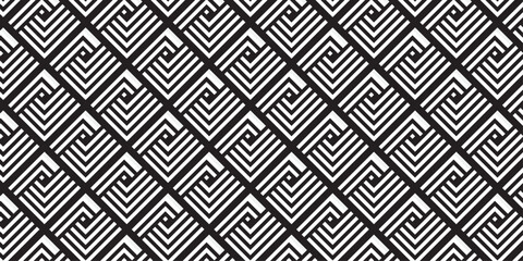 black and white fabric chevron metallic line geometric pattern square texture textile overlap design.	
