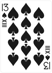 13 of Spades