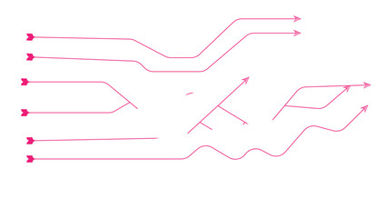High-tech circuit board connection system Digital technology futuristic internet network
