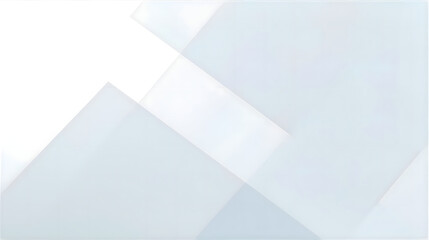 Abstract geometric background with overlapping translucent squares in shades of white and pale blue, creating a modern, minimalist design.
