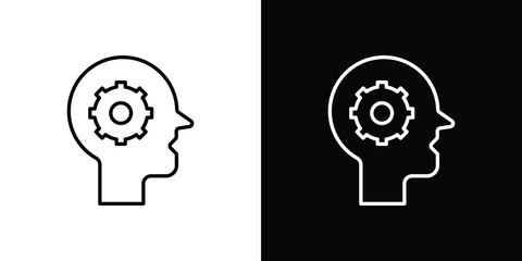 Knowledge icon. Premium pictogram isolated on a white background.