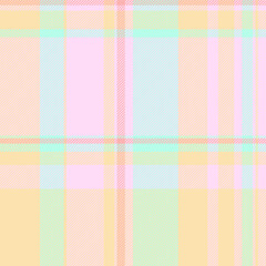 Layer tartan seamless plaid, jacket texture pattern textile. Square check background vector fabric in pink lace and navajo white colors.