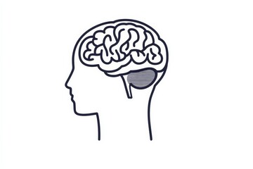 This image showcases a stylized illustration of a human brain in profile view, highlighting cognitive functions and emphasizing the importance of mental processes.