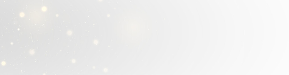 Transparent golden glow bokeh overlay