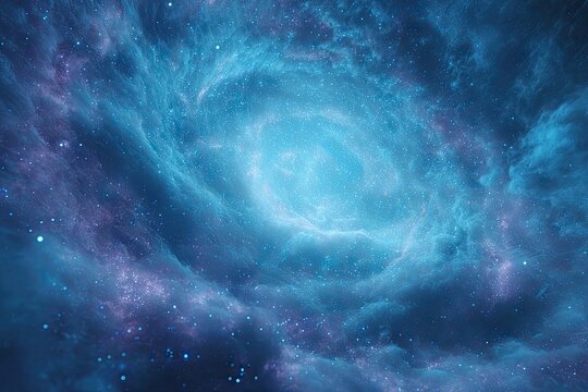 Colorful Deep Space Galaxy Nebula