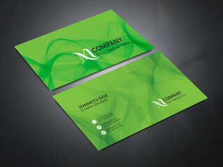 business card design. double sided business card template modern and clean style. 