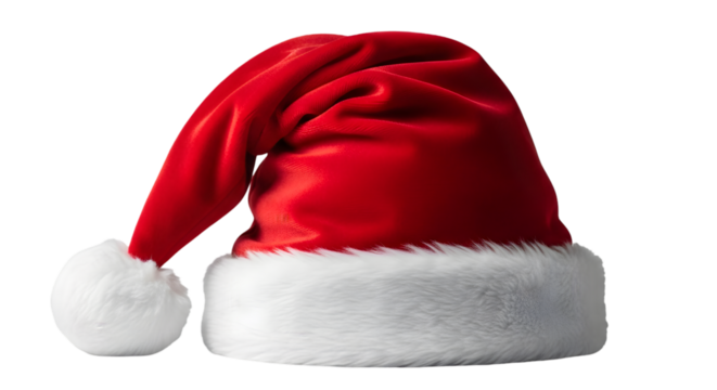 santa claus hat isolated