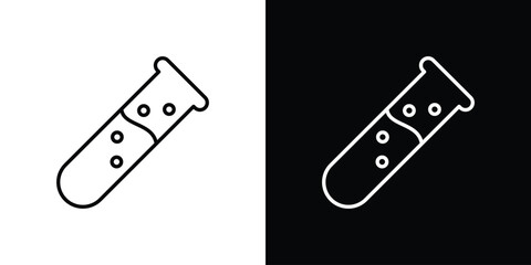 Test icon. Premium pictogram isolated on a white background.