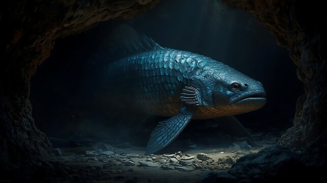 Dolphin Swimming Underwater Playful Marine Mammal Ocean